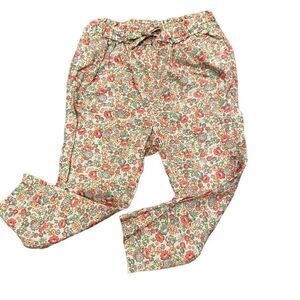 Baby Gap Floral Pants Tie Waist Accent Toddler Infant Size 18-24 Months